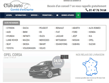 Tablet Screenshot of clubauto-ce.com